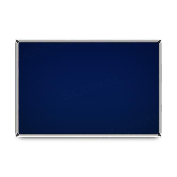 Sonyal 60x240 Mavi Kumaşlı Pano Metal Çerçeve