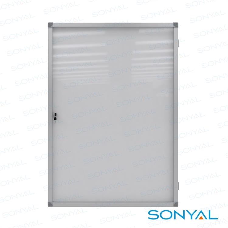 Sonyal 100X140 Kilitli Mıknastıslı Camlı İlan Panosu